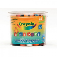 Crayola Mini Kids - 24 db tömzsi viaszkréta kreatív és készségfejlesztő