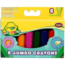 Crayola Mini Kids: 8 db színes tömzsi viaszkréta kreatív és készségfejlesztő