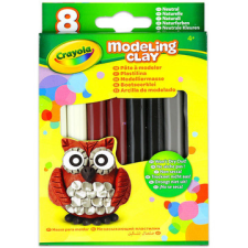 Crayola modellező gyurma, 8 db - natúr színek kreatív és készségfejlesztő