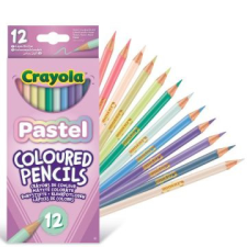 Crayola : pasztell színes ceruza készlet - 12 db-os színes ceruza