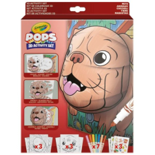 Crayola POPs: 3D foglalkoztató – Kisállatok kreatív és készségfejlesztő