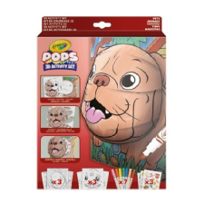 Crayola POPs 3D foglalkoztató kreatív játék - Kisállatok gyermek- és ifjúsági könyv