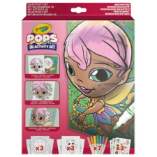 Crayola POPs: 3D foglalkoztató – Tündérföld kreatív és készségfejlesztő