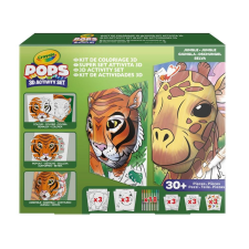 Crayola POPs 3D megakészlet -  Dzsungel kreatív és készségfejlesztő