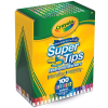 Crayola : SuperTips kimosható filctoll készlet - 100 db-os