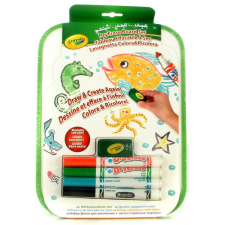 Crayola : Szárazon törölhető rajztábla filctollakkal kreatív és készségfejlesztő