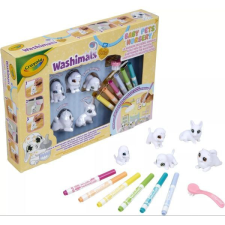 Crayola Washimals: Kimosható kölyökóvoda figuraszett - 5 db-os kreatív és készségfejlesztő
