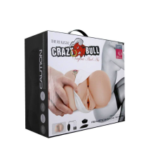 Crazy Bull Men's Masturbator With Bullet Flesh 3 maszturbátor