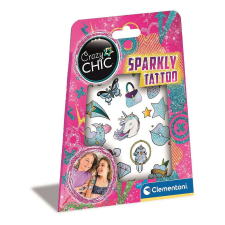 Crazy Chic Sparkly csillámos tetoválás Clementoni csillámtetoválás