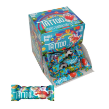  Crazy Gummy gyümölcs ízű rágógumi tetoválással 4 szem - 10 g csokoládé és édesség