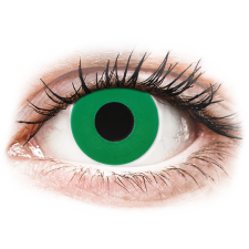 CRAZY LENS - Emerald Green - dioptria nélkül napi lencsék (2 db lencse) napszemüveg