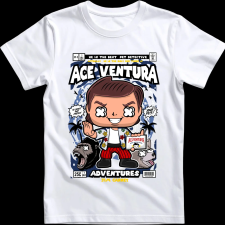 Createyou Ace Ventura - Férfi - Fehér - 3XL férfi póló
