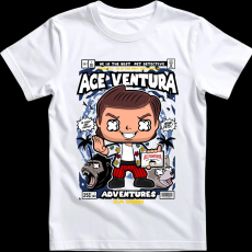 Createyou Ace Ventura - Férfi - Fehér - L