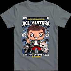 Createyou Ace Ventura - Férfi - Szürke - 2XL