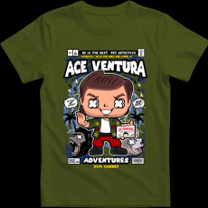 Createyou Ace Ventura - Gyermek - Sötétzöld - XS