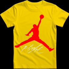 Createyou Air Jordan logo - Férfi - Sárga - S férfi póló