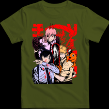 Createyou Akidenji Power - Gyermek - Sötétzöld - L gyerek póló