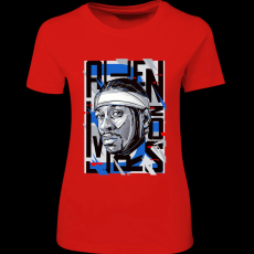 Createyou Allen Iverson - Női - Piros - 2XL