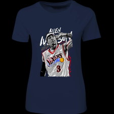 Createyou Allen Iverson.. - Női - Sötétkék - XL női póló
