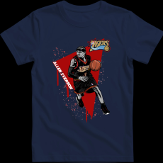 Createyou Allen Iverson Sixers - Férfi - Sötétkék - L