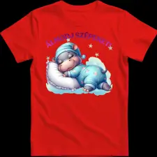 Createyou Álmodj szépeket! - Gyermek , Piros , XL gyerek póló