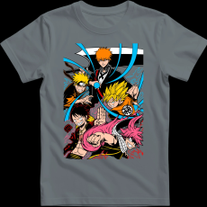 Createyou Anime legendák - Férfi - Szürke - 3XL