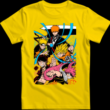 Createyou Anime legendák - Gyermek - Sárga - XS gyerek póló