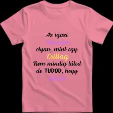 Createyou Az igazi barátnő létezik - Gyermek , Pink , XS gyerek póló