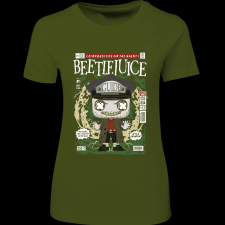Createyou Beetlejuice - Női - Sötétzöld - L női póló