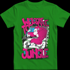 Createyou Betondzsungel - Férfi - Zöld - 2XL férfi póló