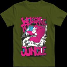 Createyou Betondzsungel - Gyermek - Sötétzöld - XL