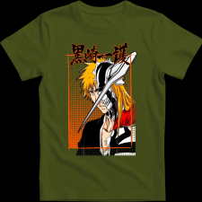 Createyou BLEACH - Gyermek - Sötétzöld - XL gyerek póló