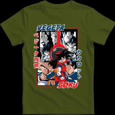 Createyou Bleach Zaraki Bankai - Gyermek - Sötétzöld - L gyerek póló