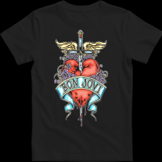 Createyou Bon Jovi - Férfi - Fekete - 3XL