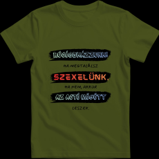 Createyou Bújócskázzunk...ajtó mögött lesz - Férfi - Sötétzöld - S