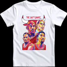 Createyou CHICAGO BULLS (The Last Dance) - Férfi - Fehér - 3XL férfi póló