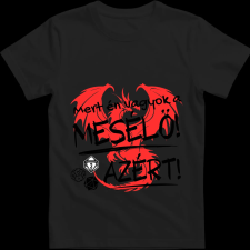 Createyou D&D Mert én vagyok a mesélő - Gyermek - Fekete - L gyerek póló