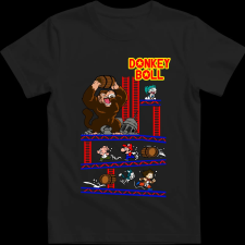 Createyou Donkey Ball - Férfi - Fekete - 3XL férfi póló