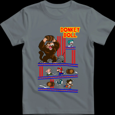 Createyou Donkey Ball - Férfi - Szürke - L férfi póló