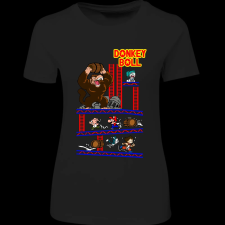 Createyou Donkey Ball - Női - Fekete - S női póló