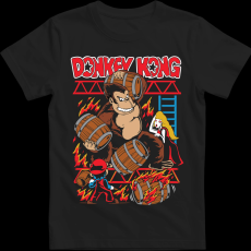 Createyou Donkey Kong - Férfi - Fekete - 2XL