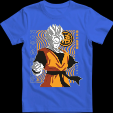 Createyou Drago nBall Son Gohan - Férfi - Királykék - M férfi póló