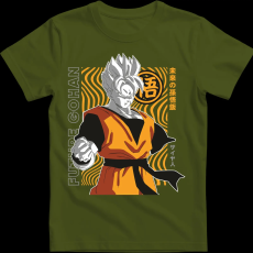 Createyou Drago nBall Son Gohan - Férfi - Sötétzöld - XL