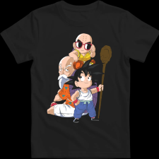 Createyou DRAGON BALL 1 - Gyermek - Fekete - XS gyerek póló