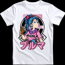 Createyou Dragon Ball Bulma 2 - Férfi - Fehér - S férfi póló