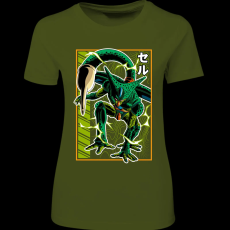 Createyou Dragon Ball Cell - Női - Sötétzöld - 2XL