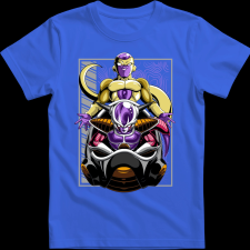 Createyou Dragon Ball Dermesztő - Férfi - Királykék - 3XL férfi póló