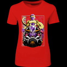 Createyou Dragon Ball Dermesztő - Női - Piros - L női póló