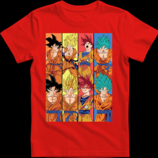 Createyou DRAGON BALL - Férfi - Piros - M