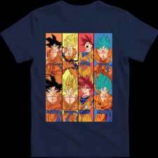 Createyou DRAGON BALL - Férfi - Sötétkék - S férfi póló
